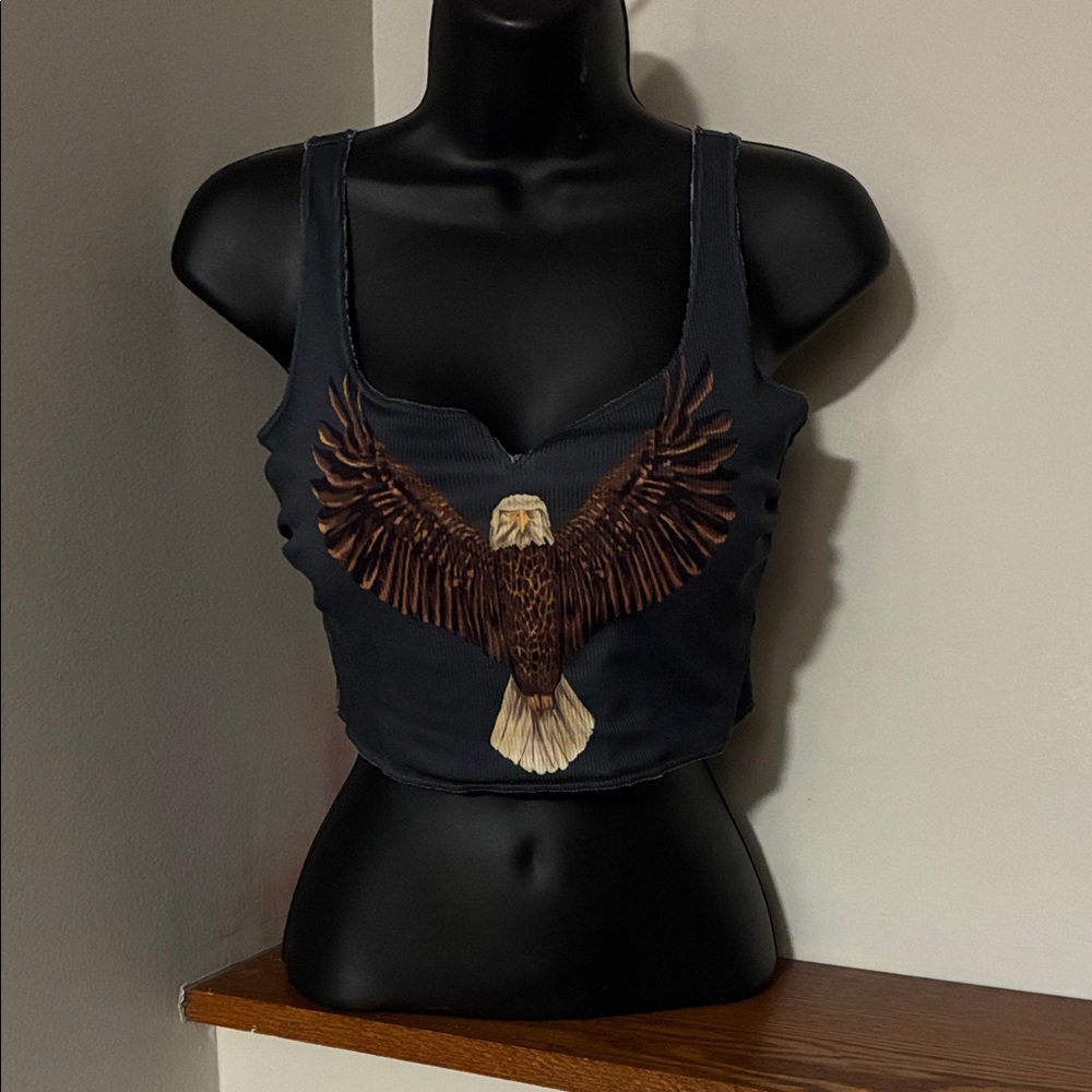 Eagle Graphic Crop Top